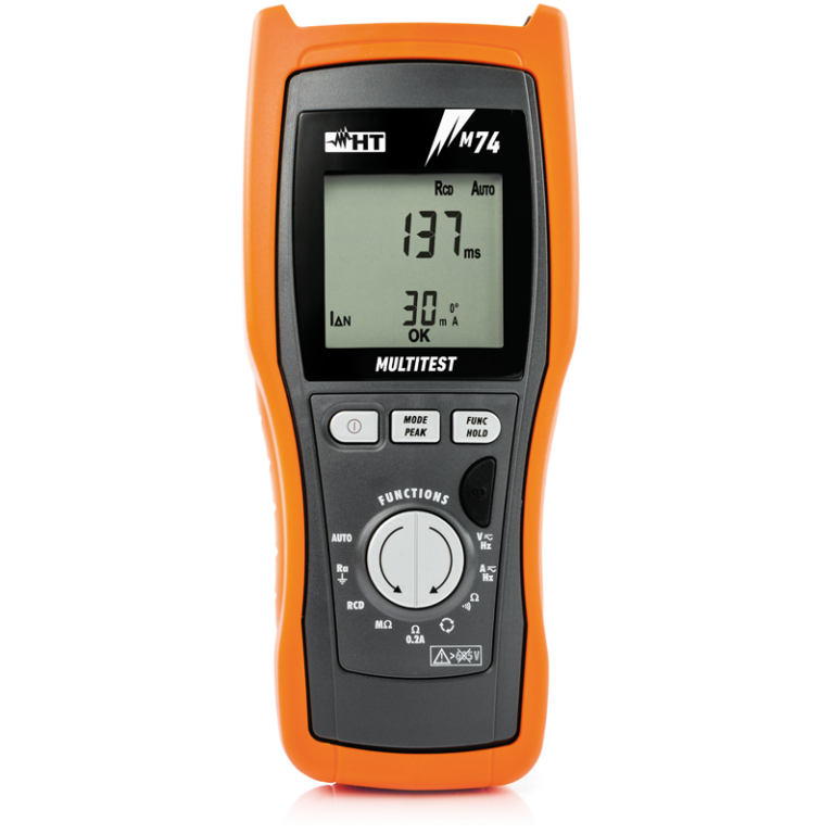 M74 Installation tester for safety tests according to CEI 648 RFE