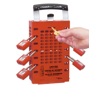 503RED Latch Tight Group Lockout Box In Red