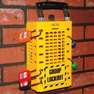 503Yellow Latch Tight Group Lockout Box In Yellow
