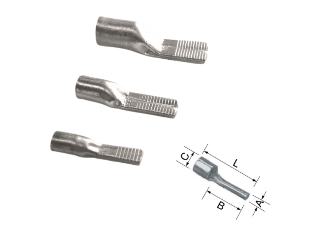 EGI Non-Insulated Round Pin Lugs 10-95mm