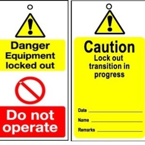 RLOT7 Disposable Lockout Tags - Lockout Transition