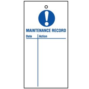 RPT26 Reusable Lockout Tags Maintenance Record