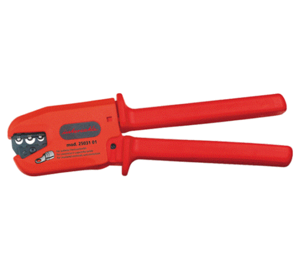 Crimping tool 1,5²-2,5²; 4²-6²; 10² ISL for conn. and capic. Pre-insulated