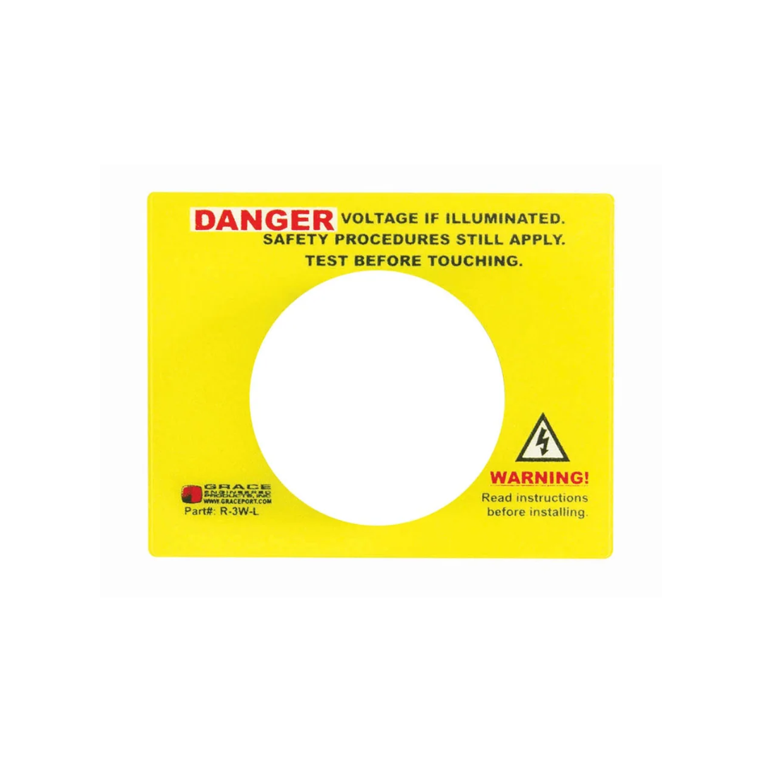 Grace Voltage Indicator Warning Label